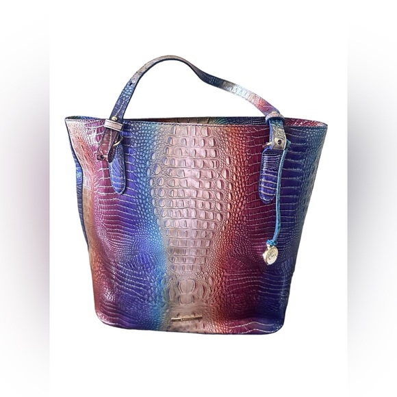 Brahmin Handbags - NWT Brahmin Summerlight All Over Ombre Mini Melbourne Genuine Leather Bag